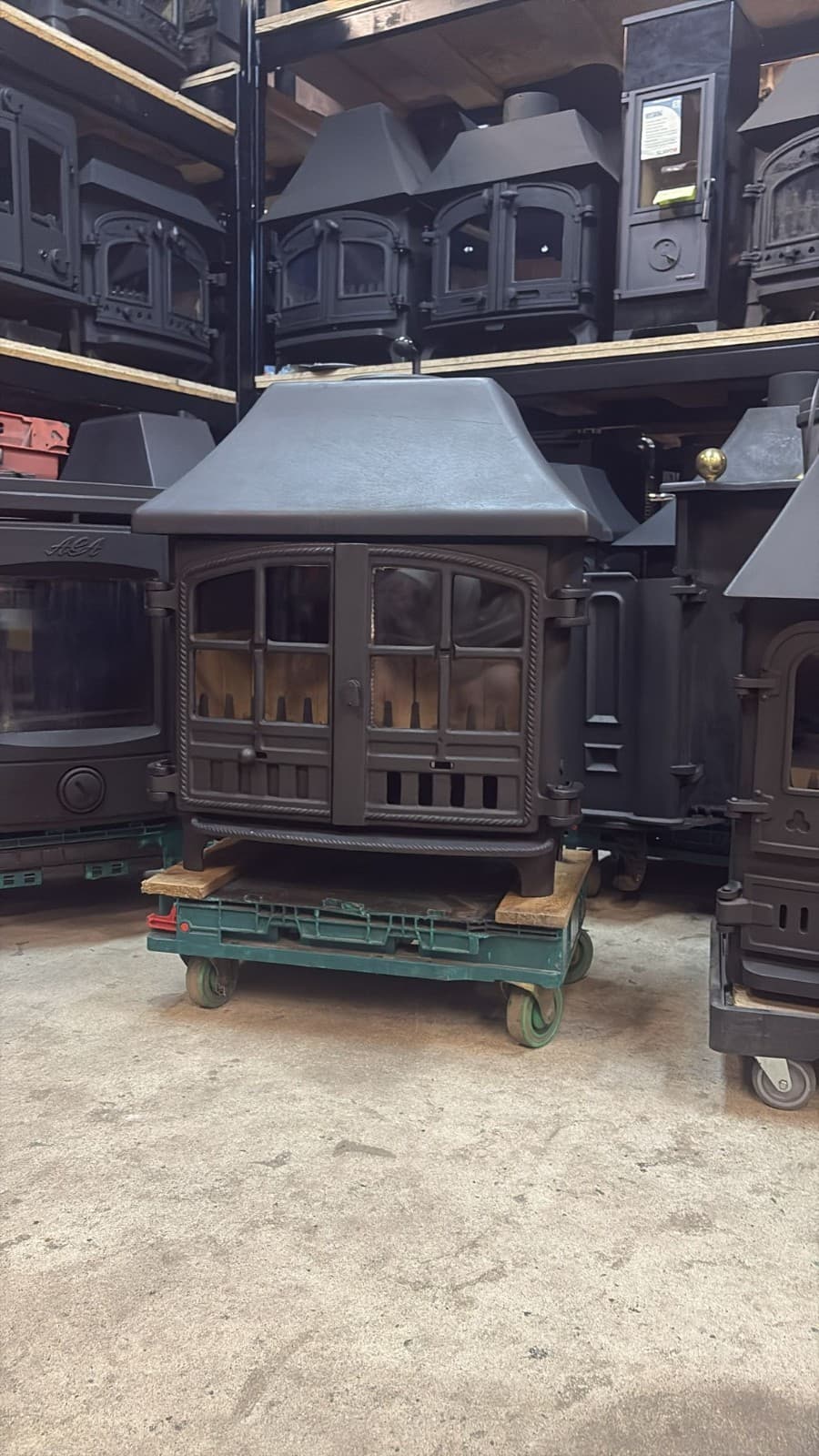 Hunter Herald 8 Stove 8kw, MULTIFUEL, (log,wood+burner), CANOPY STOVE🚚🚚🚚 — view 4
