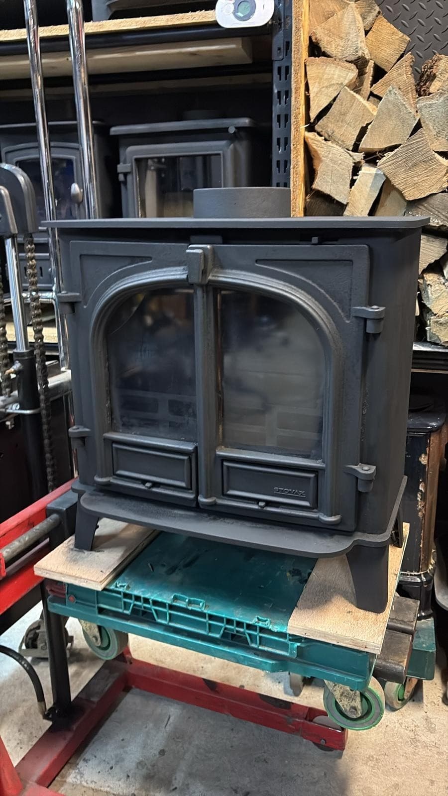 Stovax Stockton 8 slimline 6kW, Muiltifuel Stove (log,wood+burner), DEFRA, 🚚🚚 — view 4