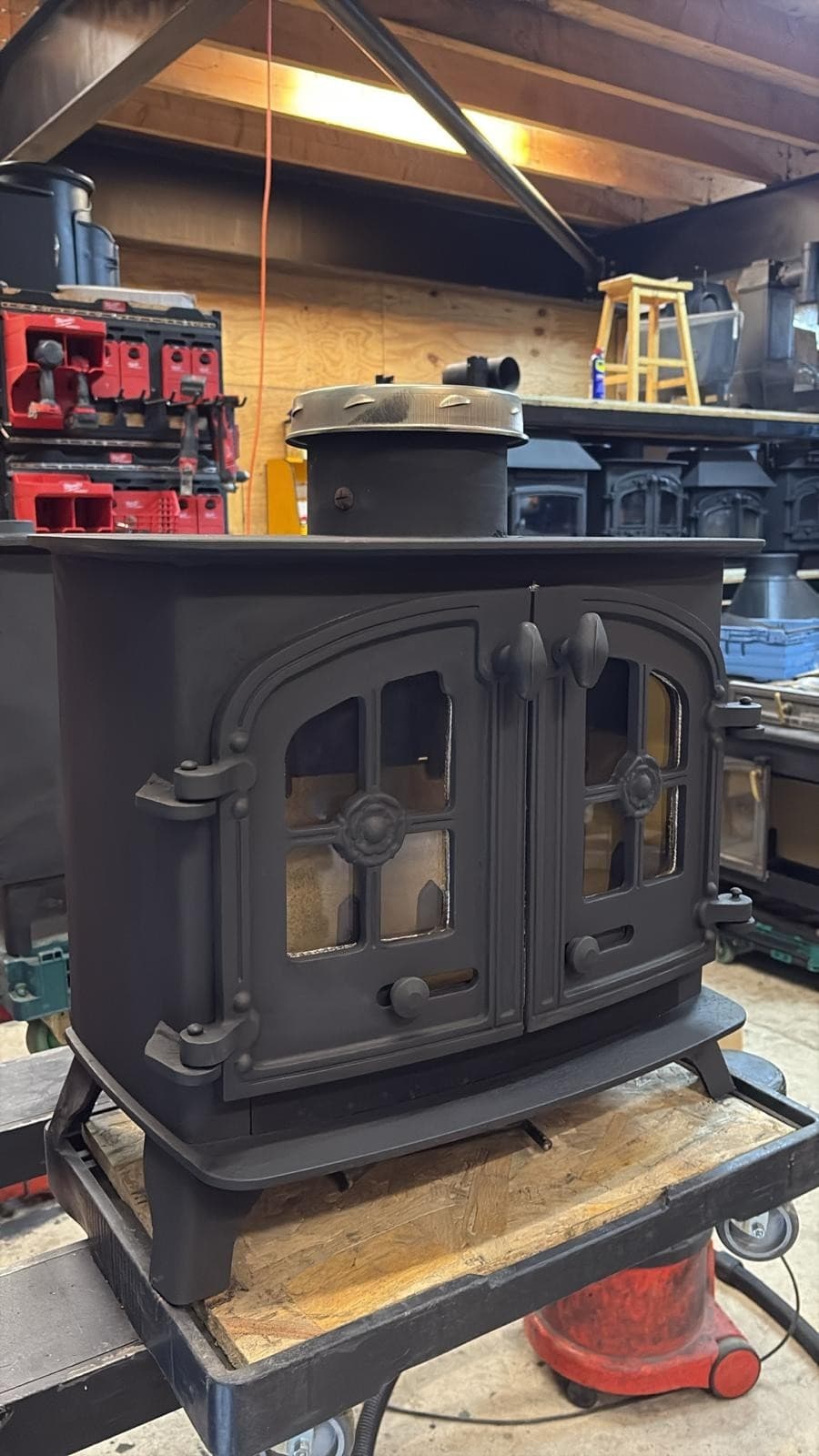 Yeoman Devon Stove 9Kw, FLAT TOP STOVE, Multifuel, (log,wood+burner), ๐๐ ๐ โ view 3