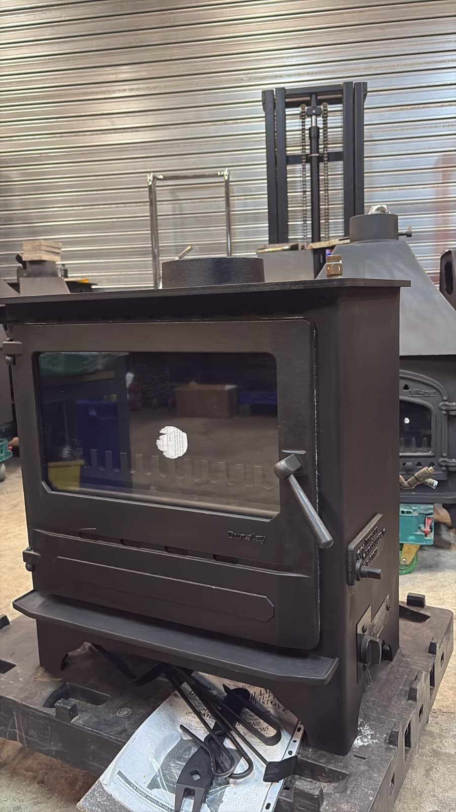 Dunsley Highlander 8 Stove 8kw, BOILER, MULTIFUEL, (log,wood+burner), DEFRA, 🚚 — view 5