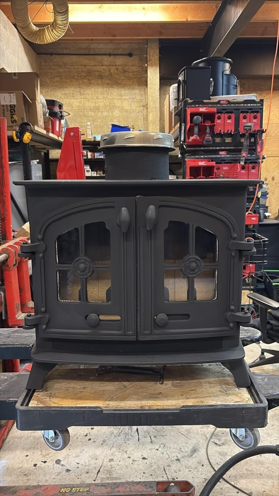 Yeoman Devon Stove 9Kw, FLAT TOP STOVE, Multifuel, (log,wood+burner), ๐๐ ๐