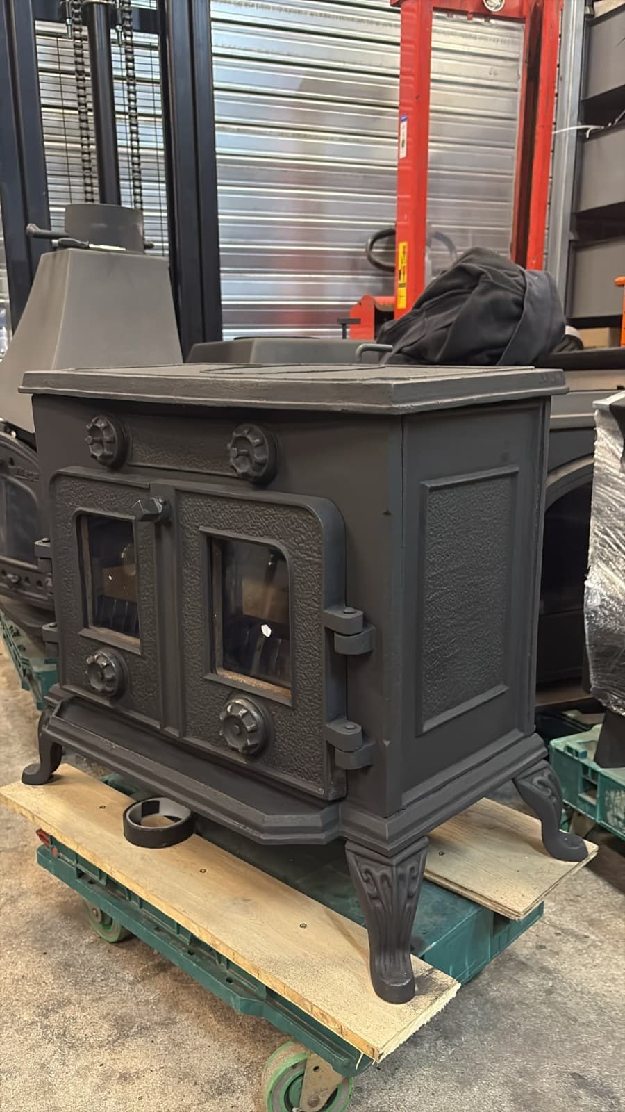 Classic Vintage Cast Iron STOVE 10KW MULTIFUEL, (log,wood+burner) 🚚🚚 — view 5