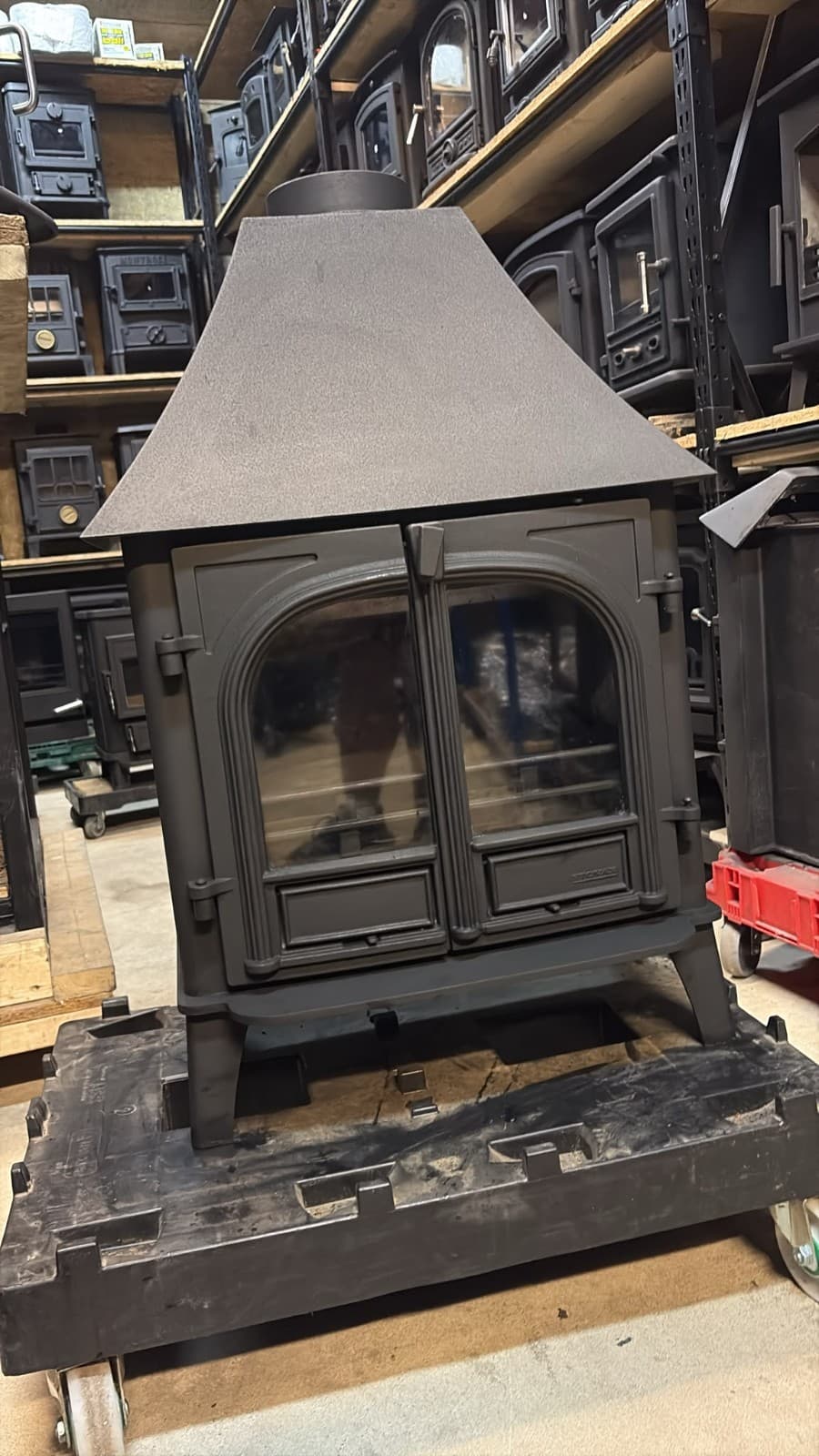 Stovax Stockton 8, 8kW, Multifuel, STOVE, (log,wood+burner), DEFRA, ๐๐ ๐ โ view 3
