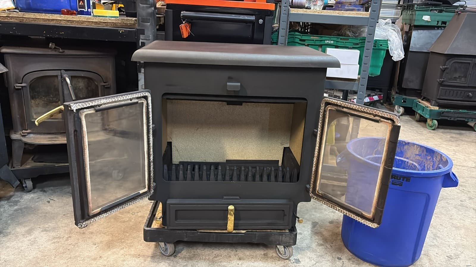 Clearview 650 Stove, 12kW, LOGBURNER - WOOD BURNER ONLY -(log,wood+burner)🚚🚚 — view 2