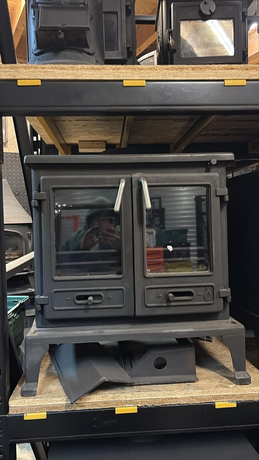 fIREFOX 12 Stove 8kw, MULTIFUEL, (log,wood+burner), DEFRA, ๐๐๐ โ view 4