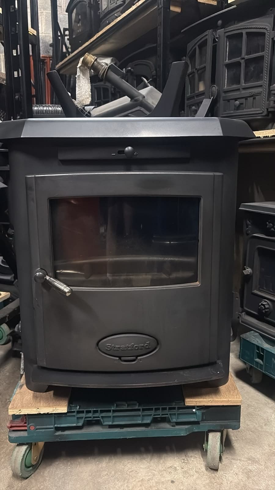 25KW BOILER STOVE Stratford eco Boiler 25, Multifuel, COAL (log,wood+burner)