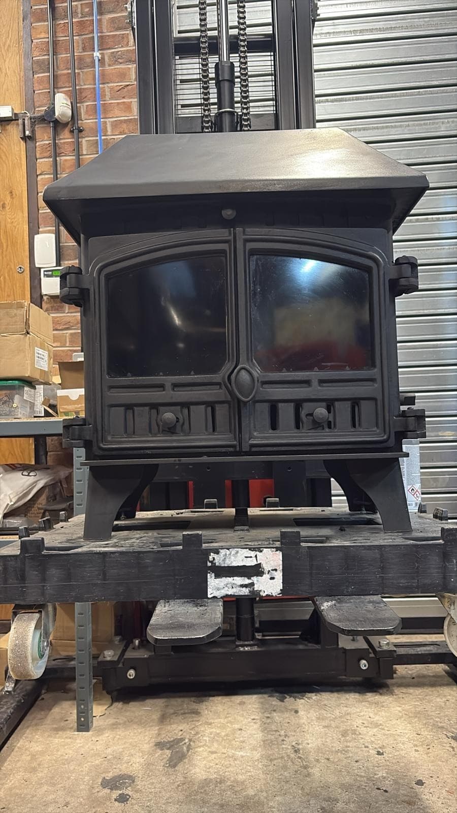 Hunter Herald 8 Stove Mk2 8kw, BOILER, MULTIFUEL, (log,wood+burner), DEFRA, 🚚🚚