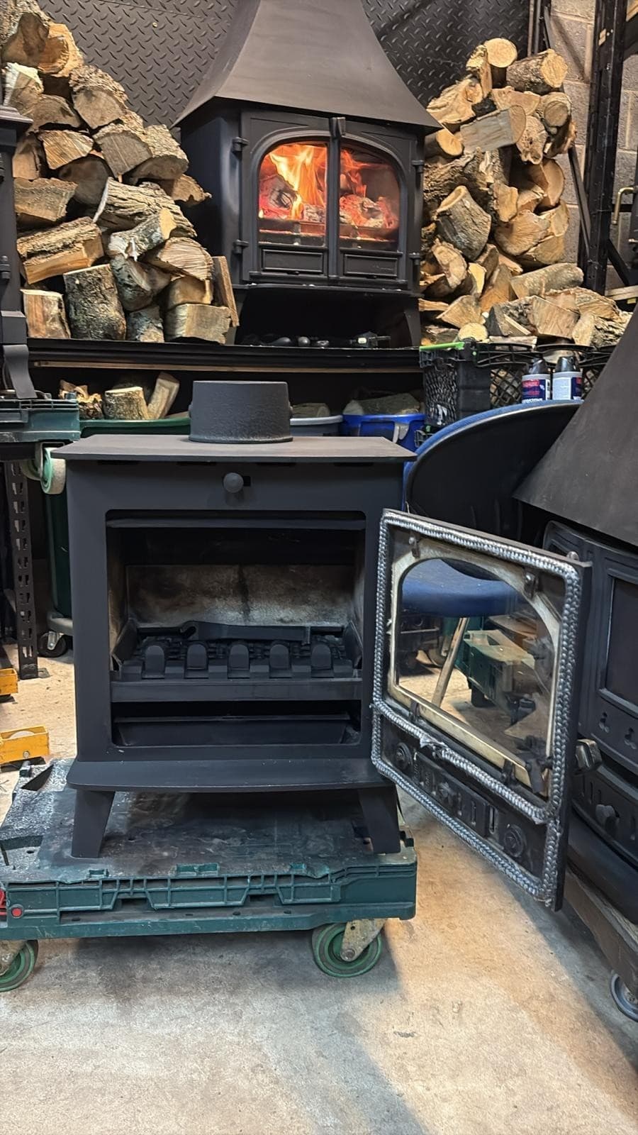 Parkray Consort 5kw Stove, MULTIFUEL, (log,wood+burner), DEFRA, eco stove🚚🚚🚚 — view 3
