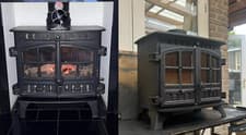 Multifuel Stove (log,wood+burner) Fireplace Refurbishing SERVICE NOT SALE