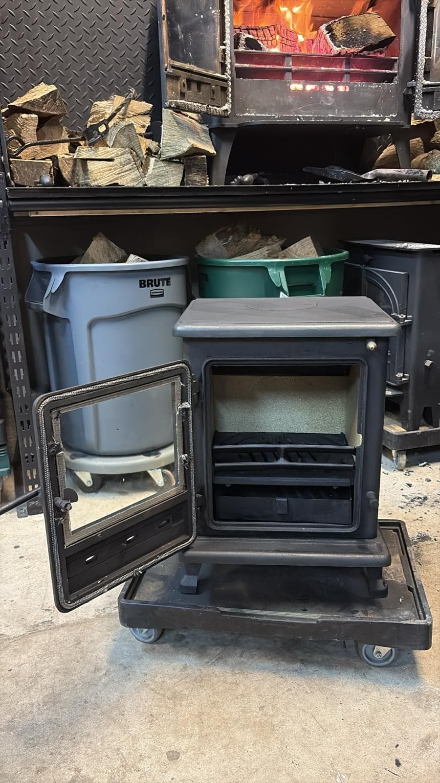 Firefox 5 Stove 5kw, MULTIFUEL, (log,wood+burner), DEFRA, 🚚🚚🚚 — view 4