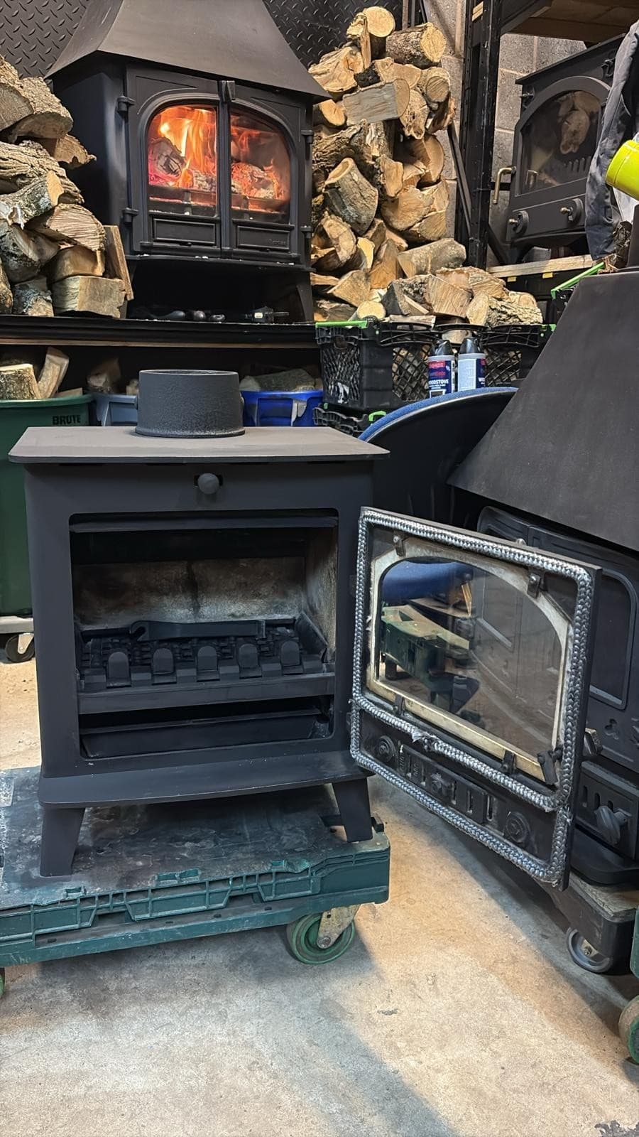 Parkray Consort 5kw Stove, MULTIFUEL, (log,wood+burner), DEFRA, eco stove🚚🚚🚚 — view 2