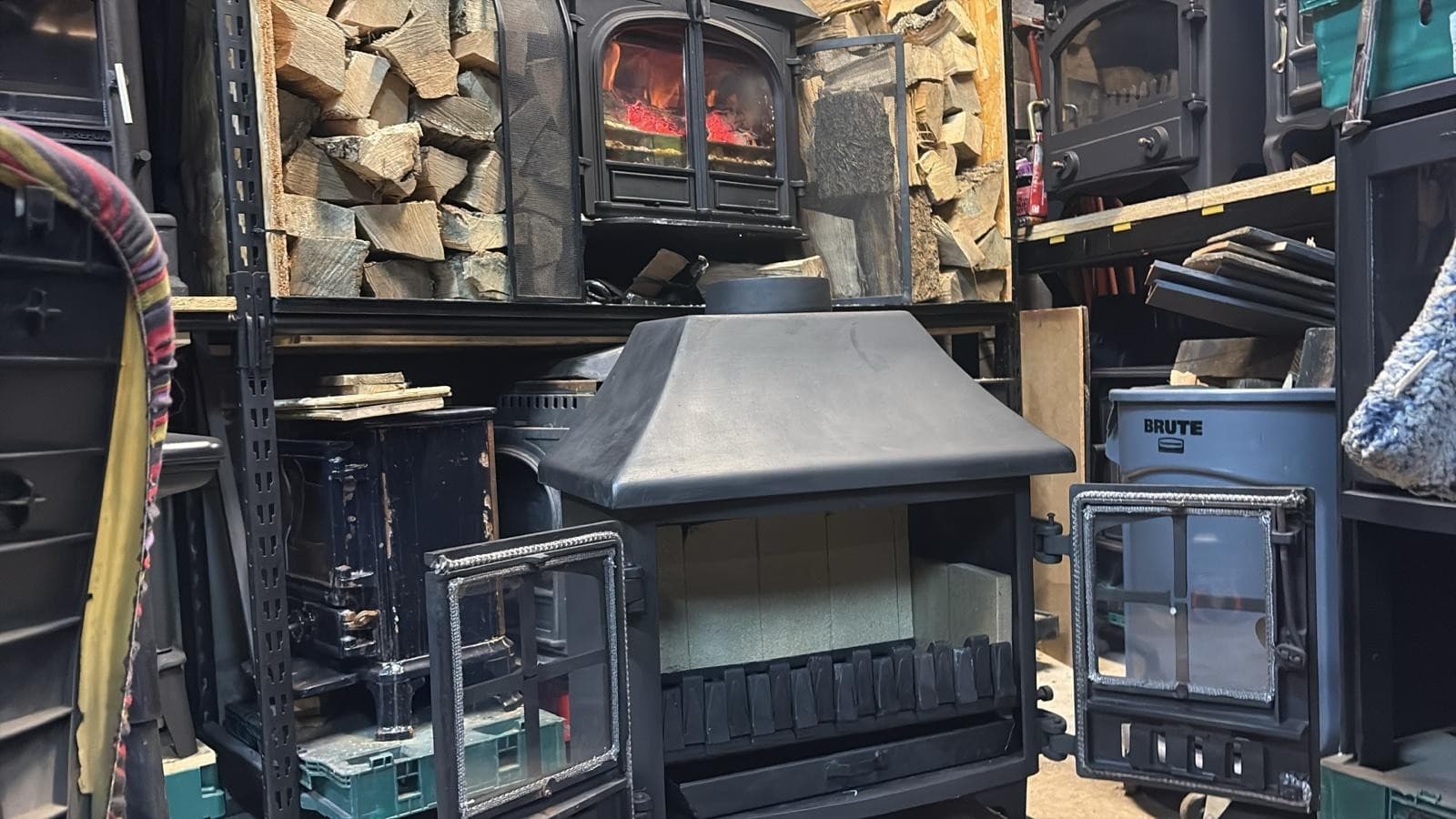 Hunter Herald 8 Stove 8kw, COAL, MULTIFUEL, (log,wood+burner), DELIVERY ๐๐ โ view 4