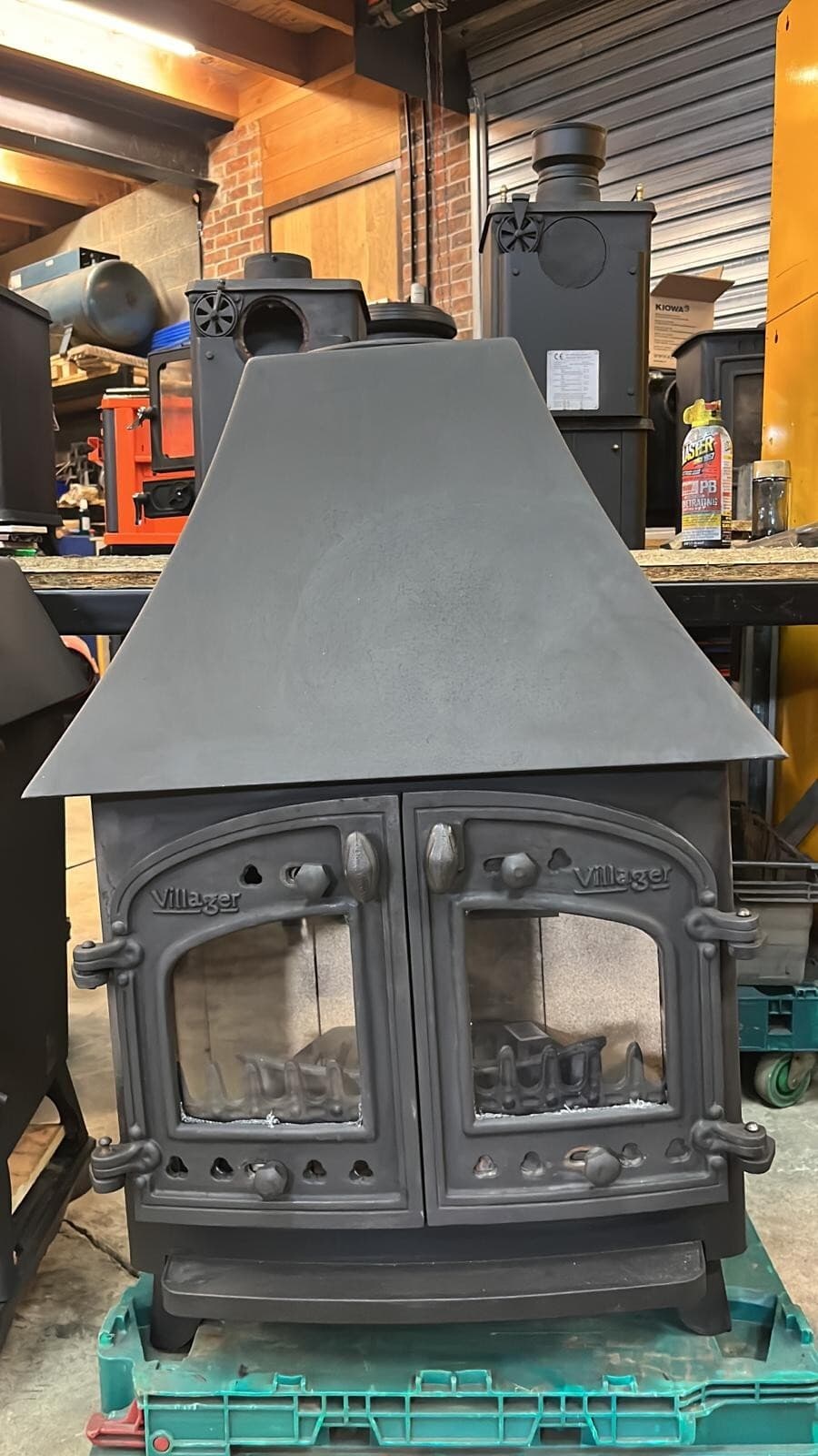 Villager Canopy Stove, 7kW MULTIFUEL, (log,wood+burner), 🚚🚚🚚 — view 5