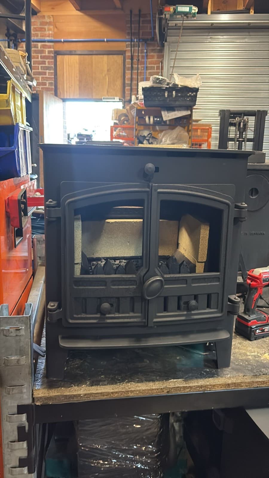 HUNTER Inset Stove 5Kw, Multifuel DELIVERY — view 4