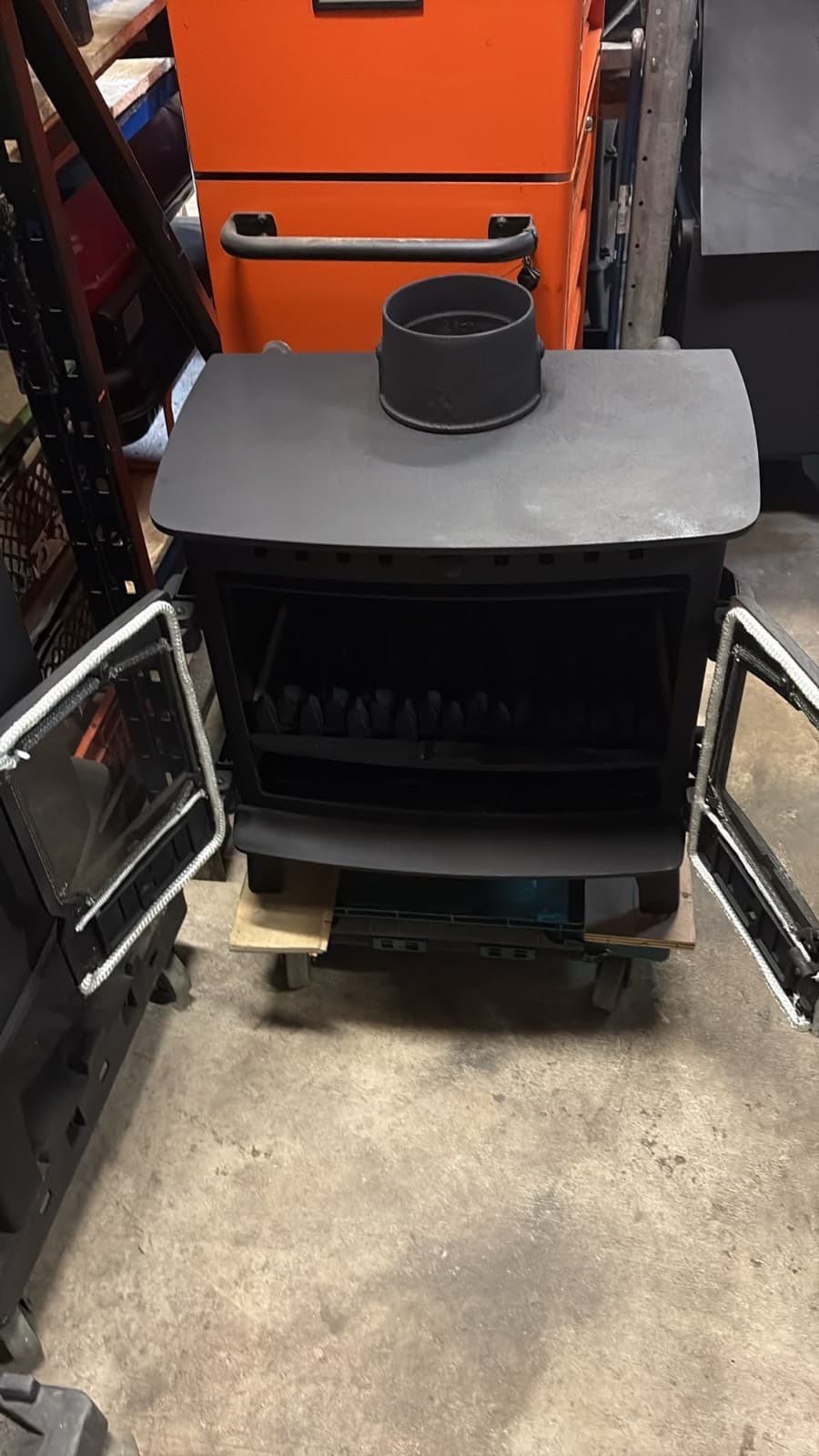 Hunter Herald 8 Stove 8kw, BOILER, MULTIFUEL, COAL (log,wood+burner), ๐๐ โ view 3