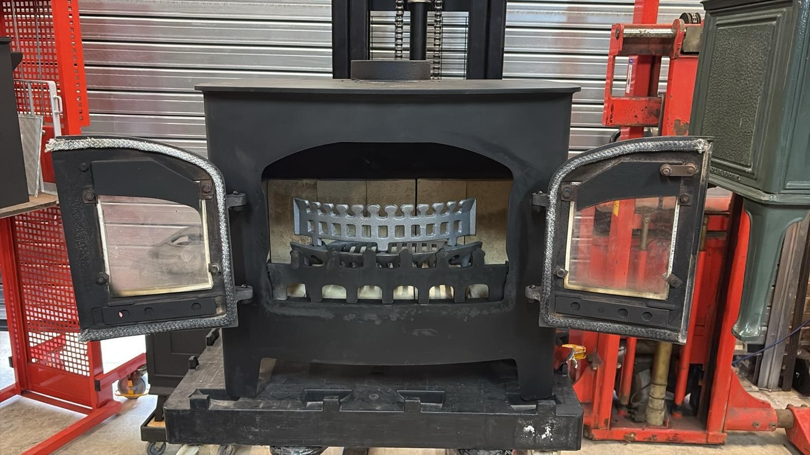 Villager A Range Stove, 12KW Stove MULTIFUEL, (log,wood+burner), DEFRA, ๐๐ โ view 4
