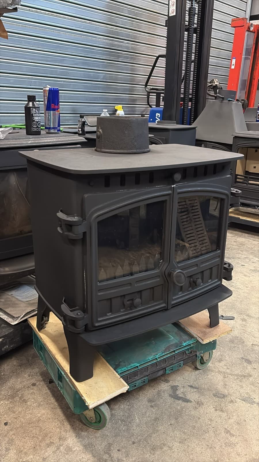 Hunter Herald 8 Stove 8kw, BOILER, MULTIFUEL, COAL (log,wood+burner), ๐๐ โ view 5