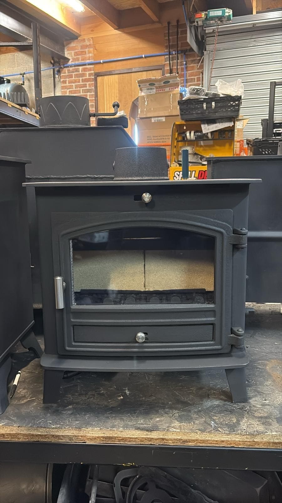 Hunter Herald 6 SLIMLINE Stove 5kw, MULTIFUEL, (log,wood+burner), 🚚🚚🚚 — view 2
