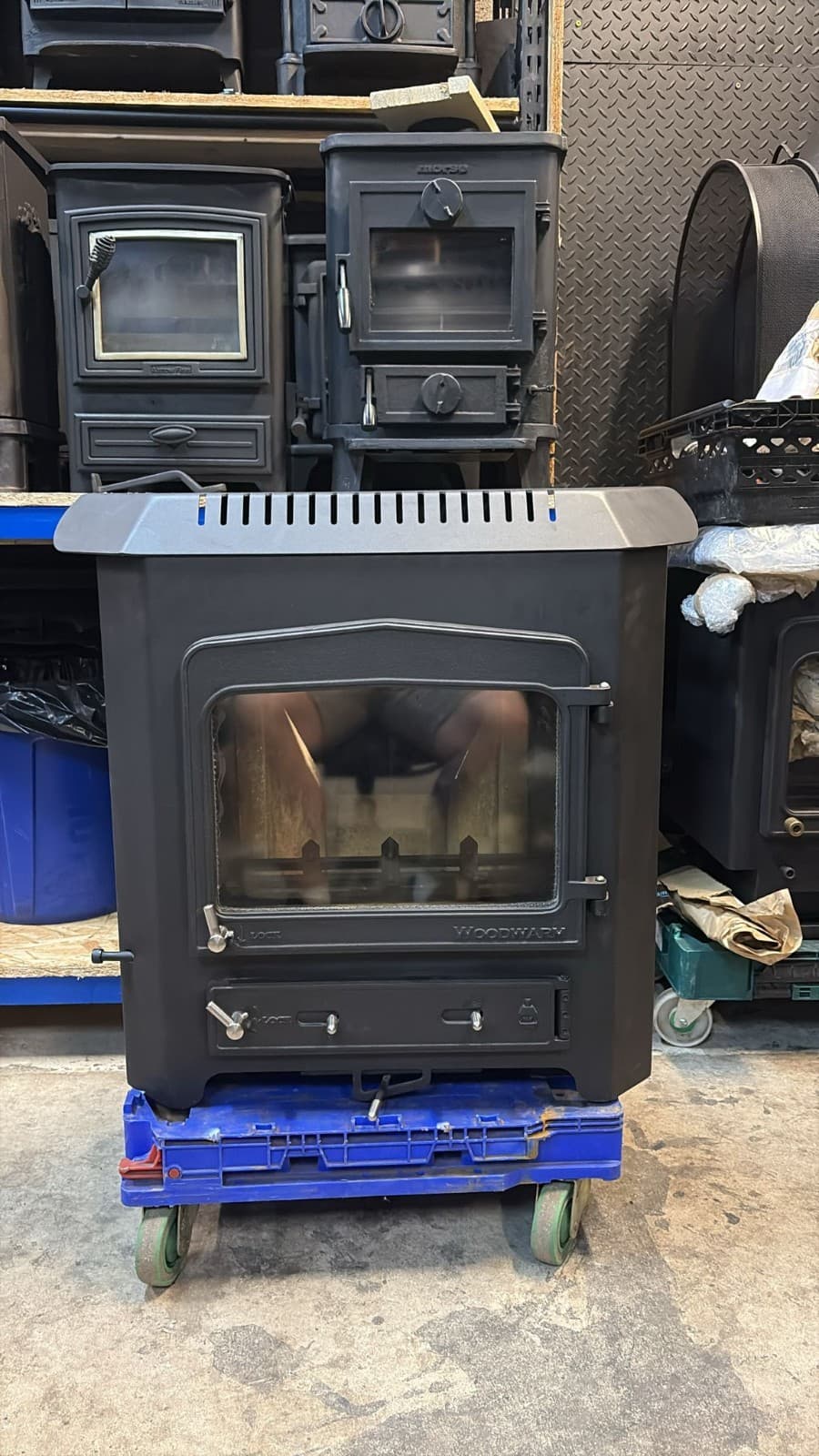 WOODWARM FIREVIEW Inset Stove 5Kw, Multifuel DELIVERY LOGBURNER WOODBURNER — view 4