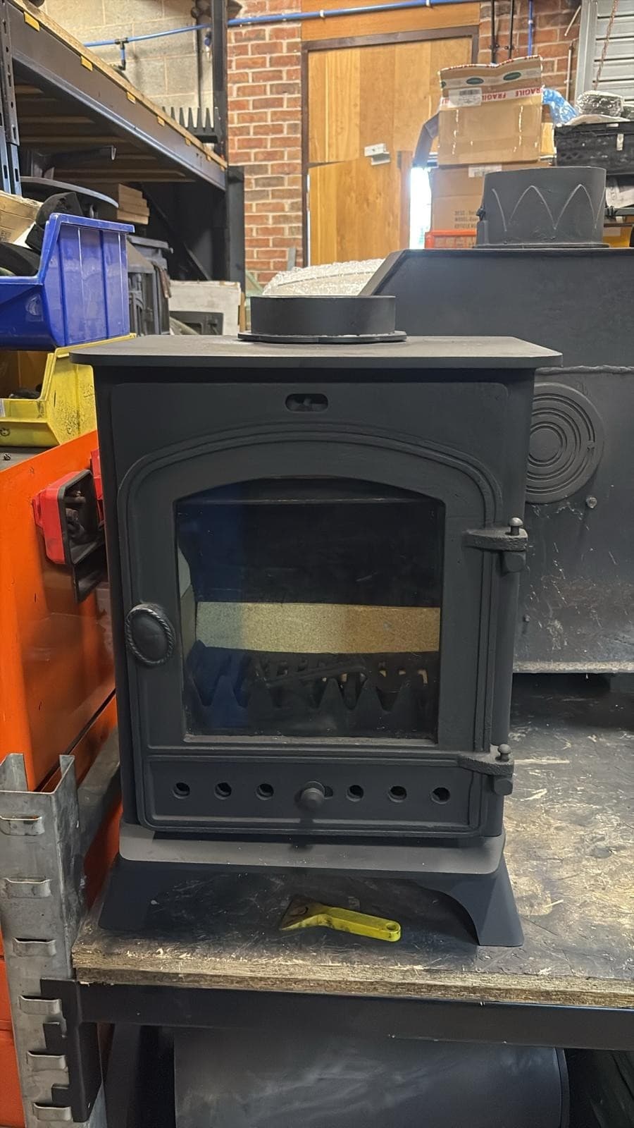 Hunter Rosewood 6kw Stove, MULTIFUEL, (log,wood+burner), DEFRA, eco stoveπππ β view 5