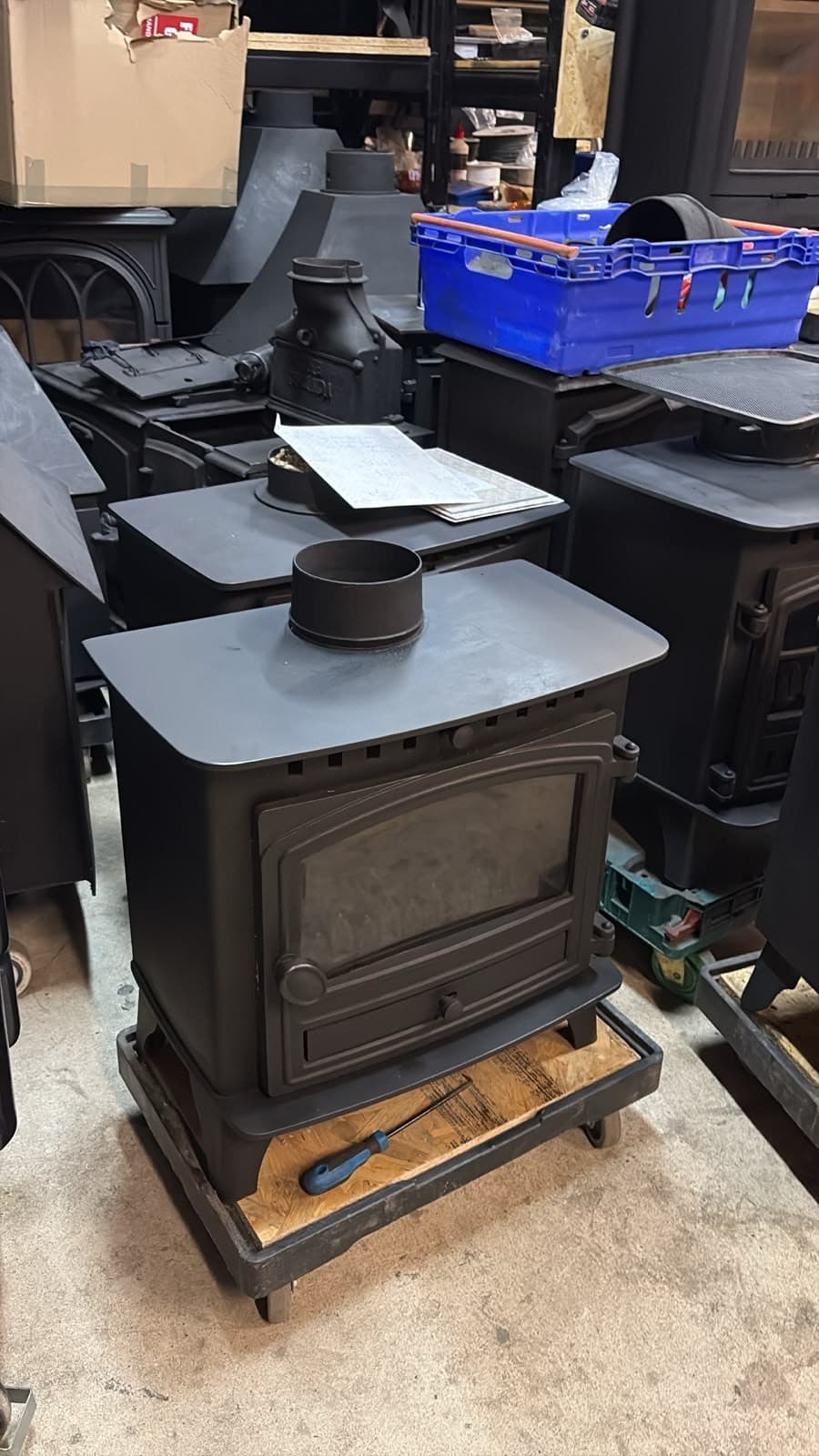 Hunter Herald 6 SLIMLINE Stove 5kw, MULTIFUEL, (log,wood+burner), ๐๐๐ โ view 4