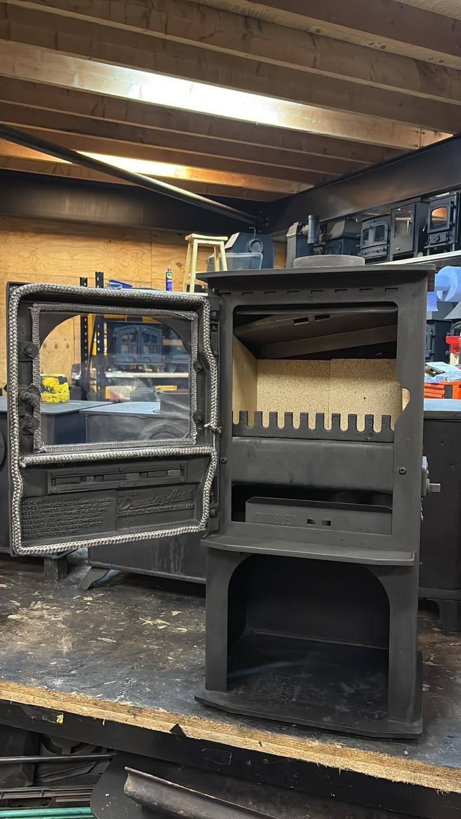 Dunsley Highlander 5 Stove on stand 5kw, , MULTIFUEL, (log,wood+burner) 🚚 — view 5