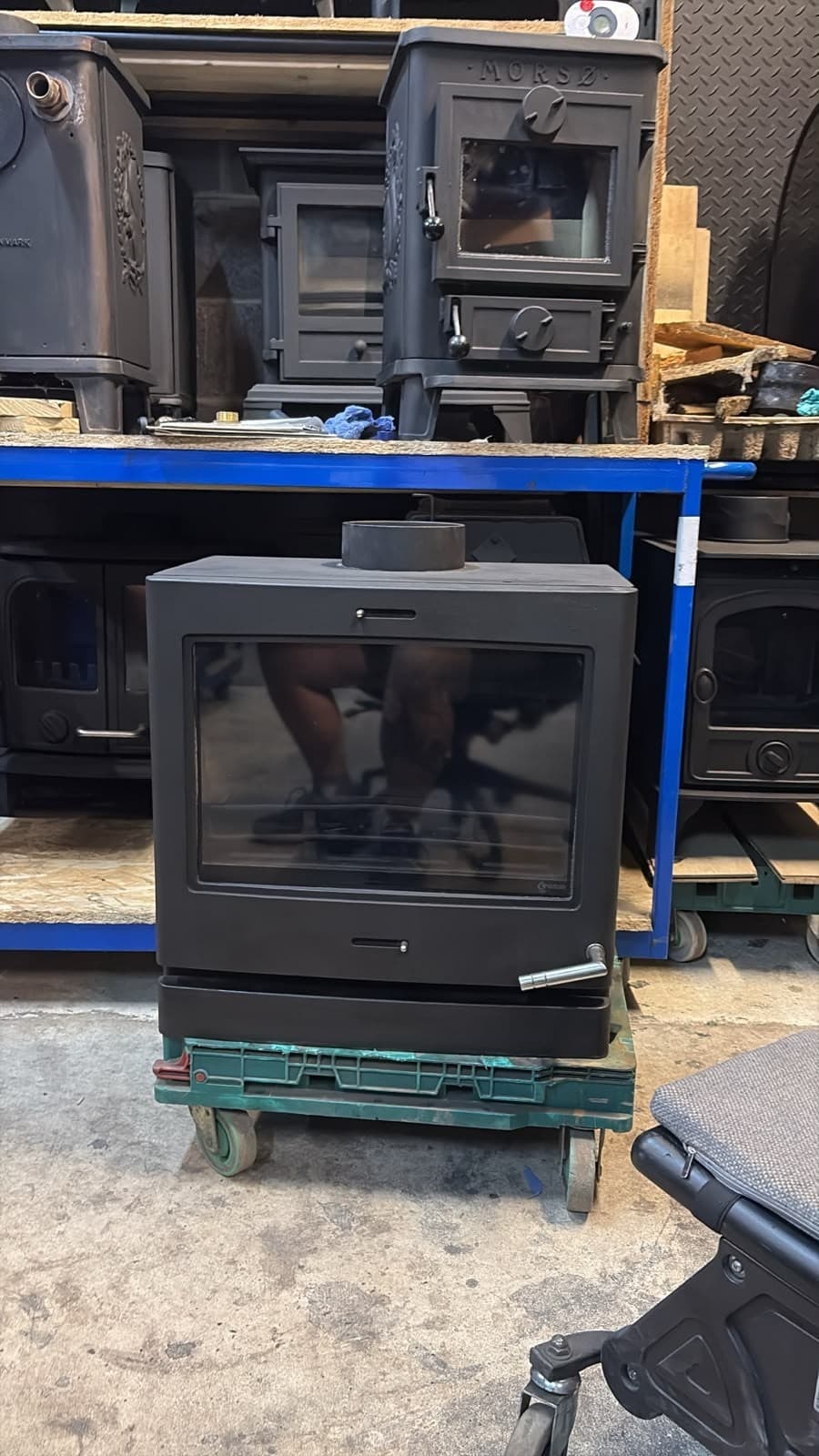 YEOMAN CL8, STOVE 8kW, Muiltifuel Stove COAL LOGBURNER (log,wood+burner), 🚚🚚 — view 2