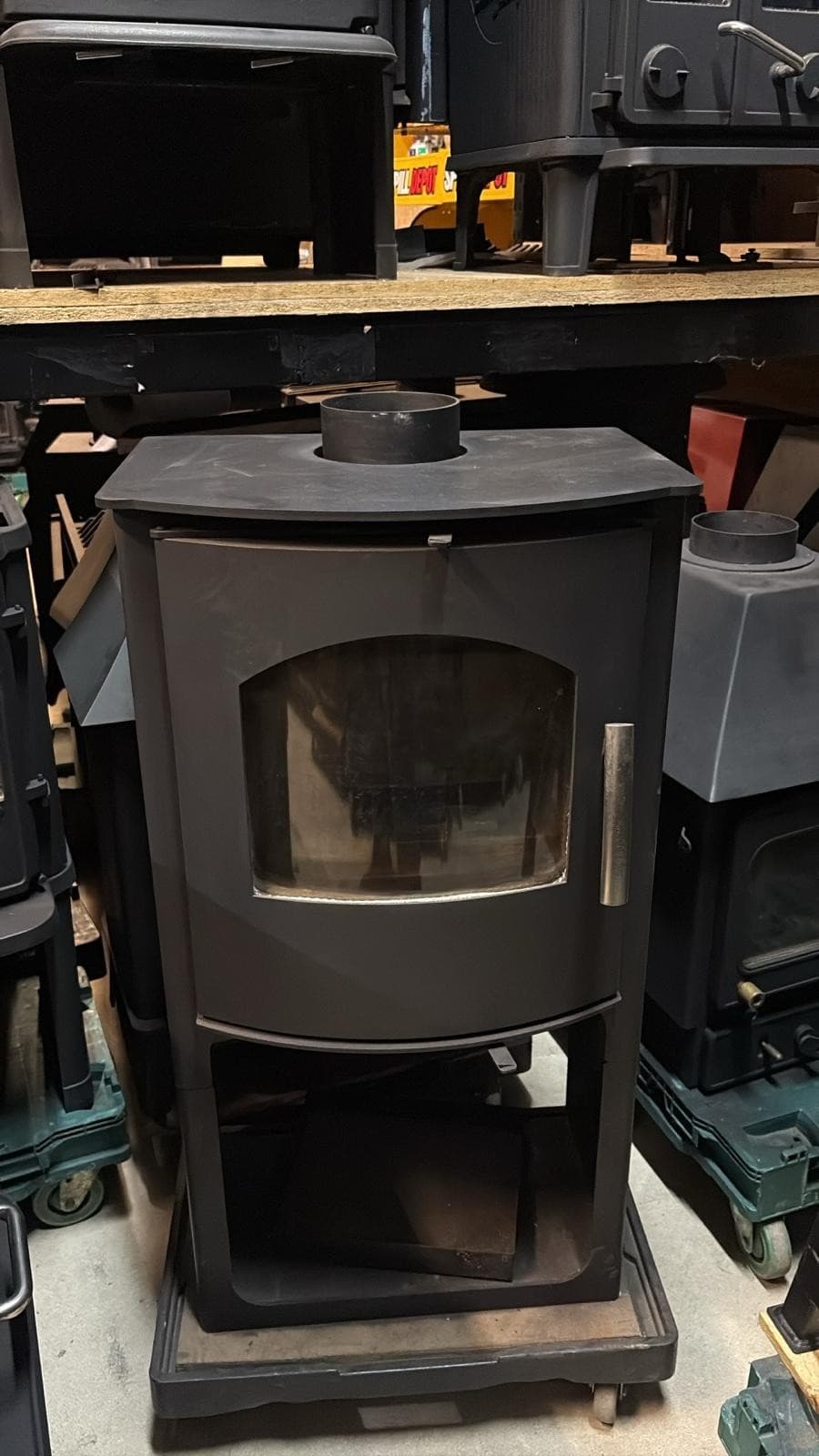 Mendip log store STOVE 7.5kW, Multifuel, coal (log,wood+burner), ๐๐ ๐