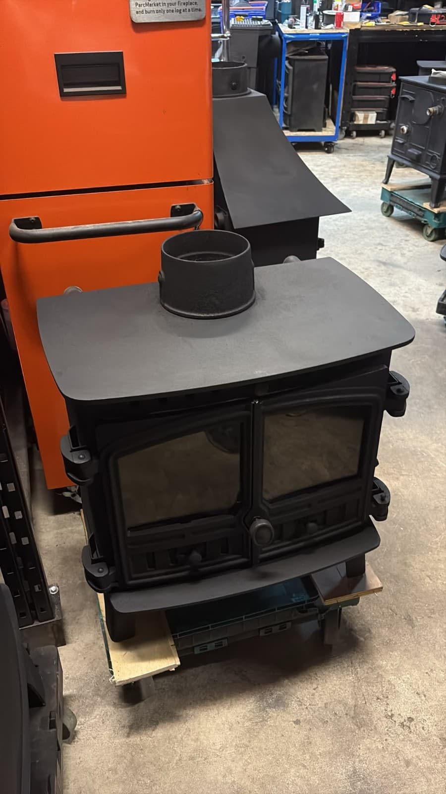 Hunter Herald 8 Stove 8kw, BOILER, MULTIFUEL, COAL (log,wood+burner), ๐๐ โ view 4