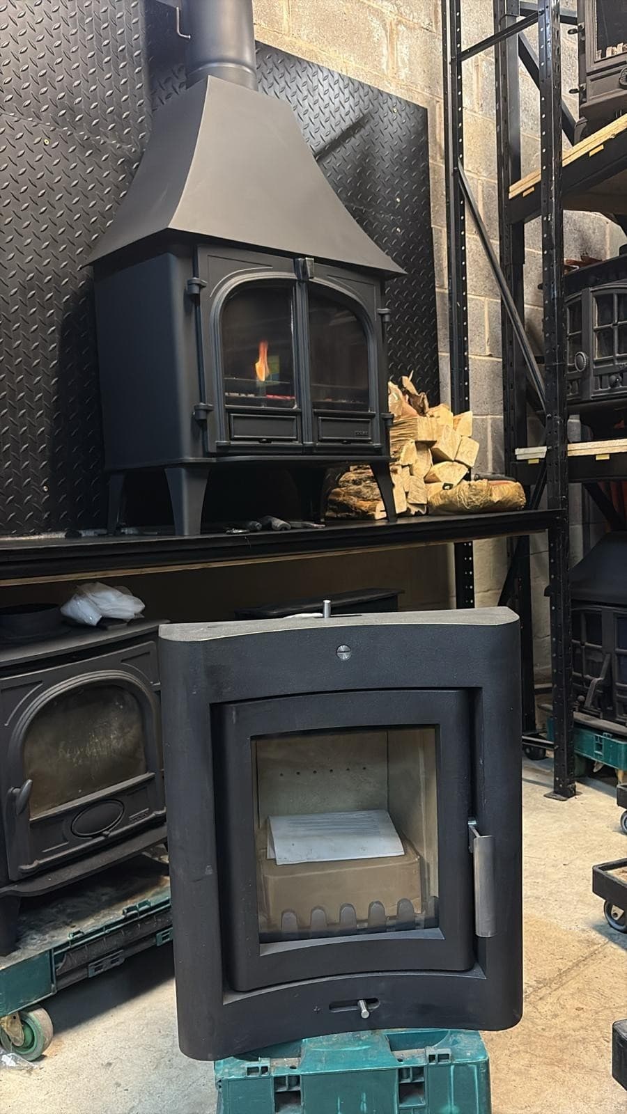 Broseley EVOLUTION5 Stove, 5kW, MULTIFUEL, (log,wood+burner), 🚚🚚 INSET — view 2