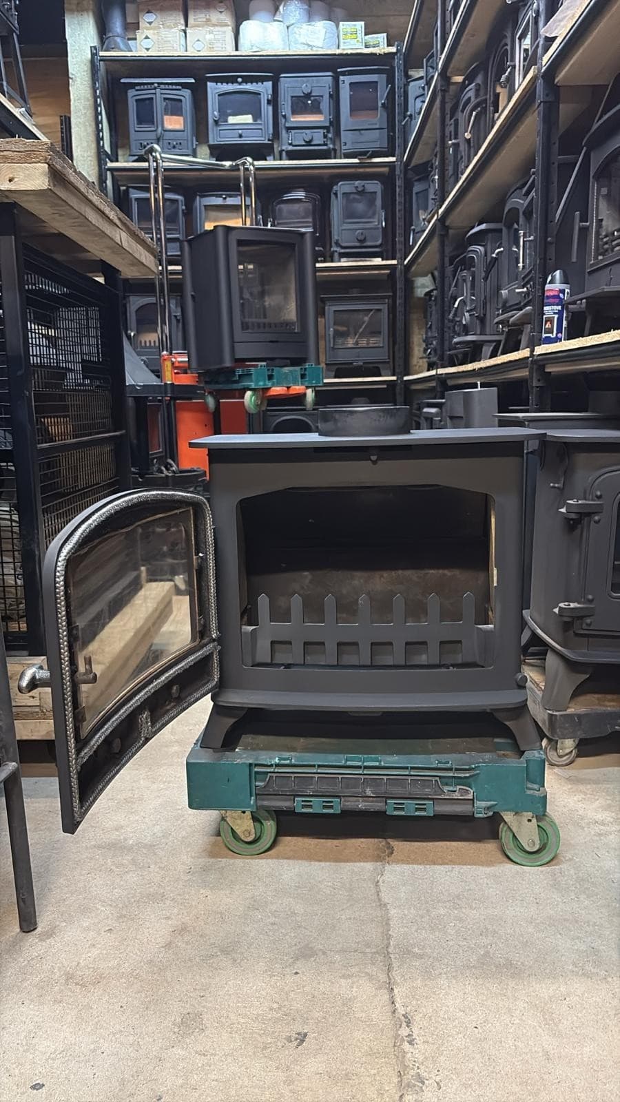 Yeoman EXE Stove 7 Kw, FLAT TOP STOVE, WOOD STOVE , (log,wood+burner), 🚚🚚 🚚 — view 5