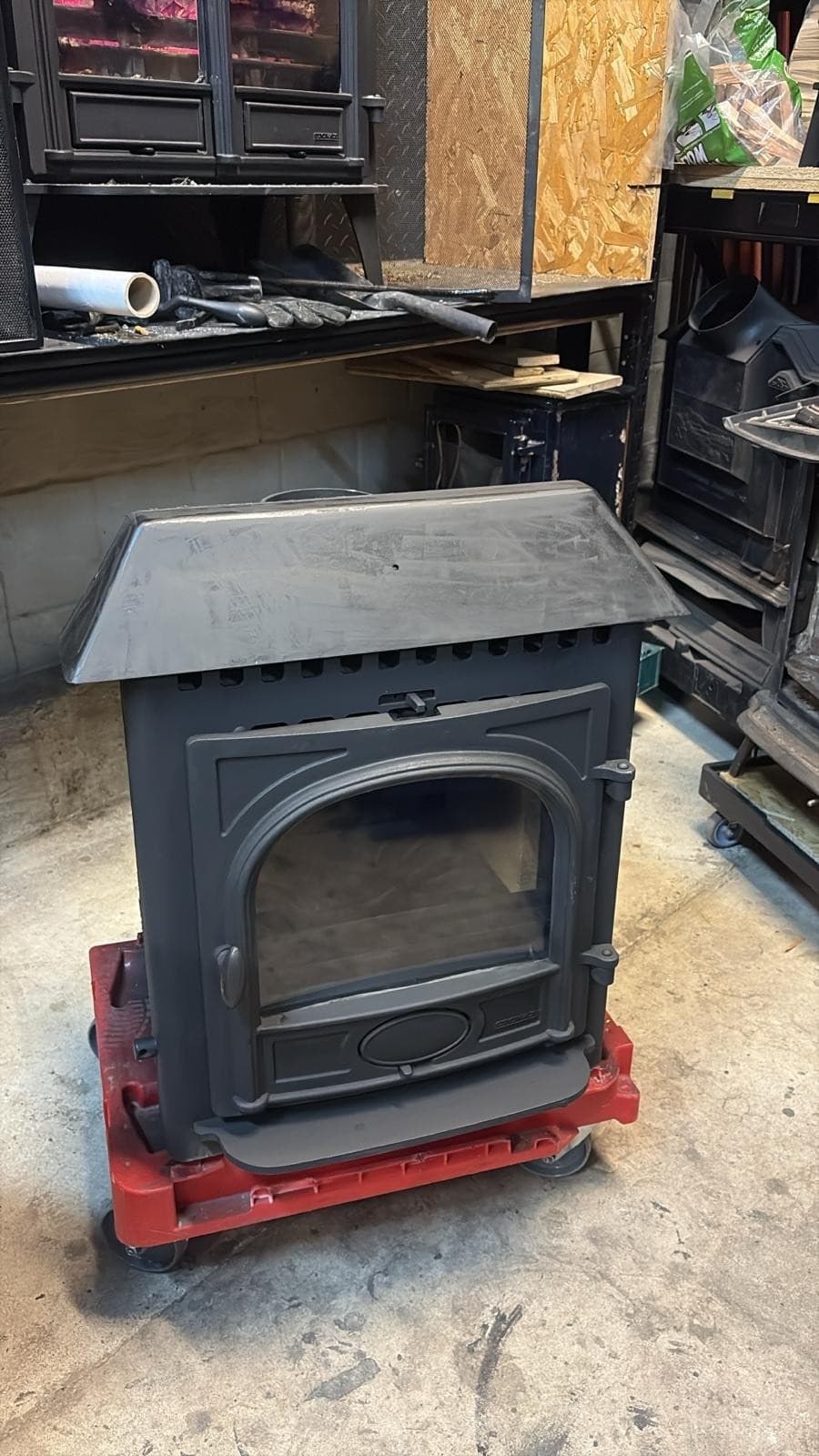 Stovax Stockton 7 INSET, 7kW, Multifuel, STOVE, (log,wood+burner), DEFRA, ๐ โ view 3