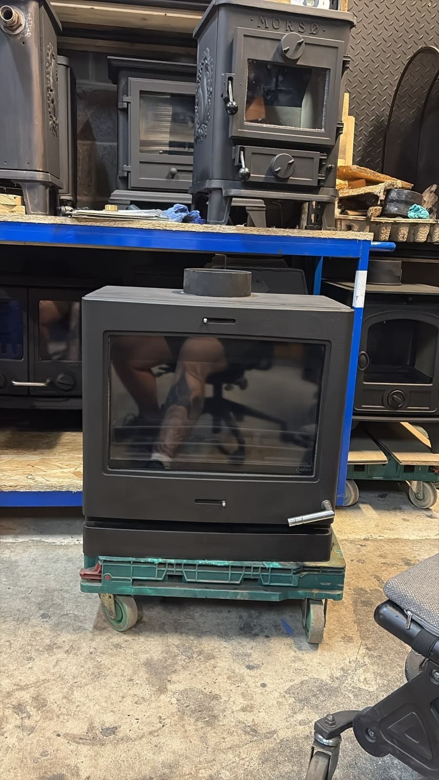 YEOMAN CL8, STOVE 8kW, Muiltifuel Stove COAL LOGBURNER (log,wood+burner), 🚚🚚 — view 3