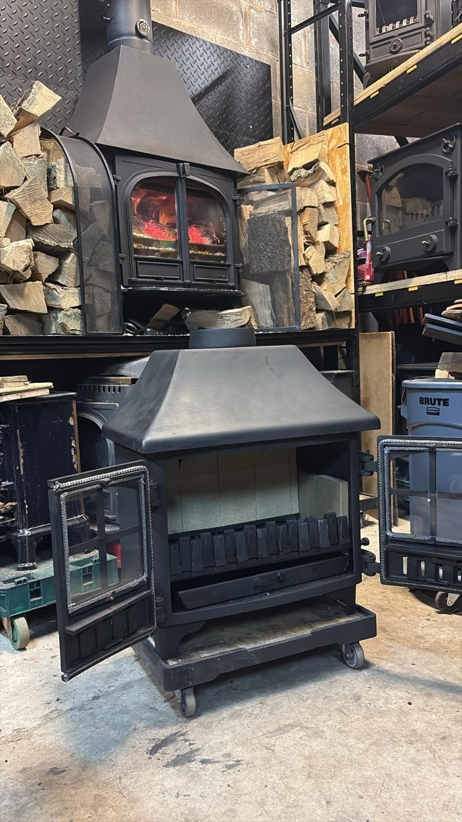 Hunter Herald 8 Stove 8kw, MULTIFUEL, COAL (log,wood+burner), 🚚🚚🚚 — view 5