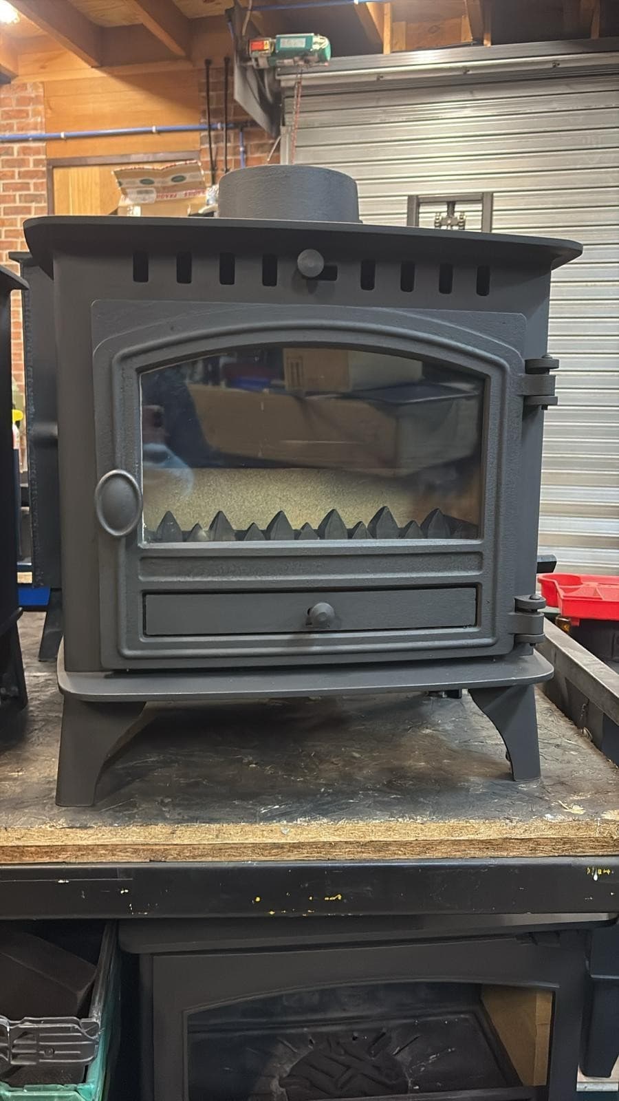 Hunter Herald 6 Stove 6kw, MULTIFUEL, (log,wood+burner), 🚚🚚🚚 — view 3