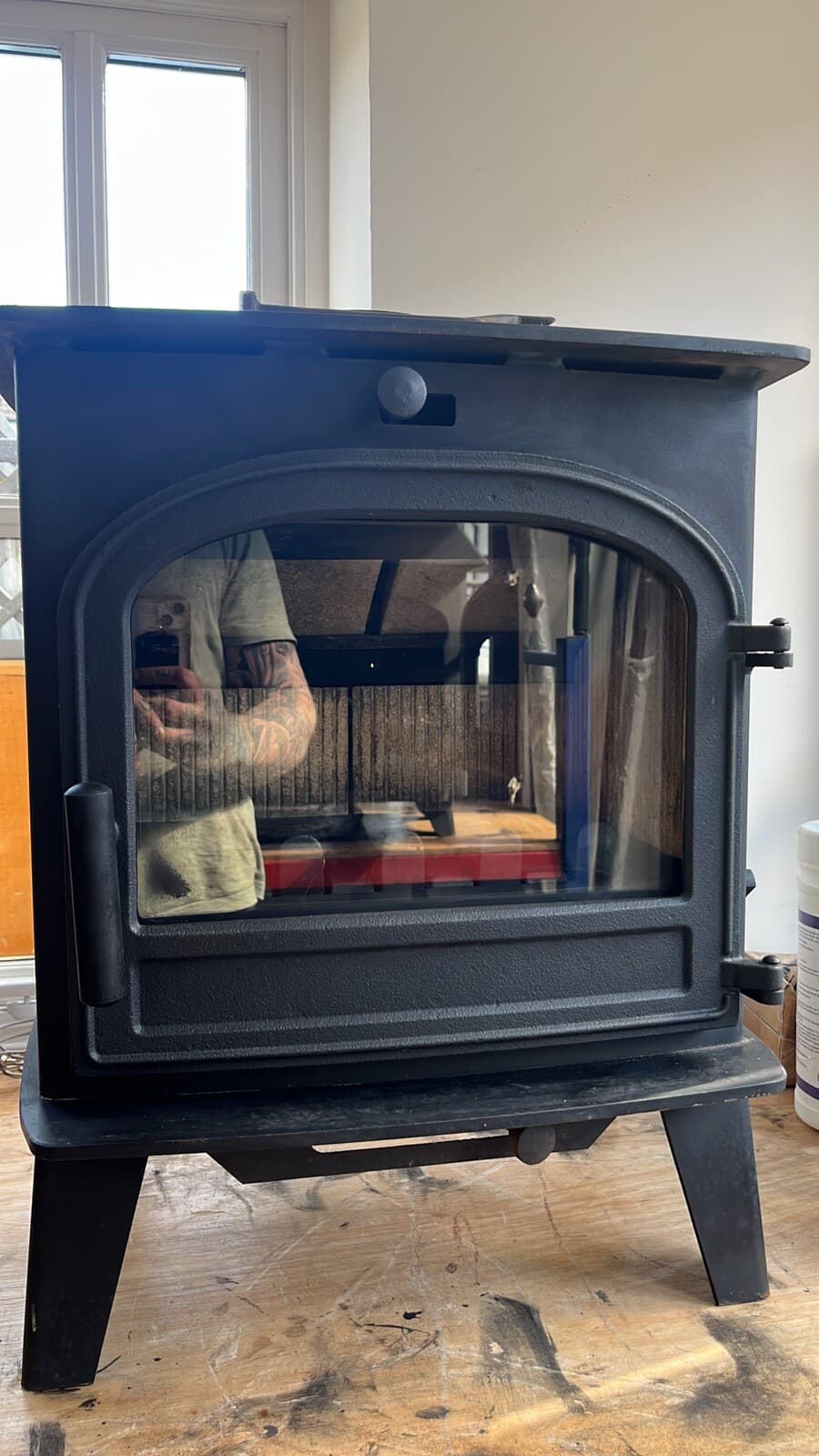 Hunter Cleanburn Lovenholm Stove, MULTIFUEL, (log,wood+burner), DEFRA, eco stove — view 2
