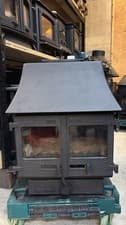 WOODWARM Stove, 5kW MULTIFUEL, COAL (log,wood+burner), 🚚🚚