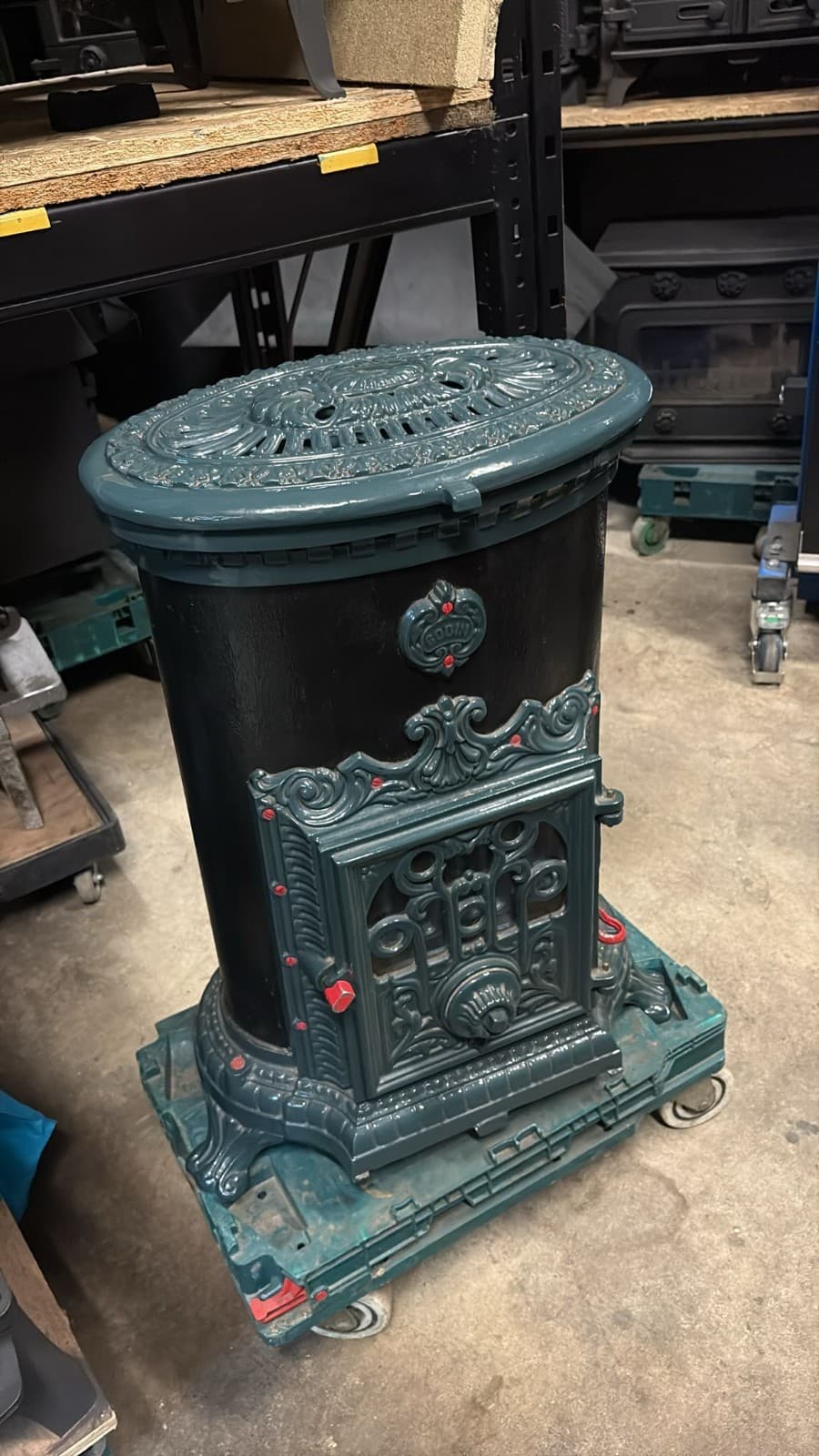 Large Godin Vintage - mulitifuel Wood Burner Stove — view 2