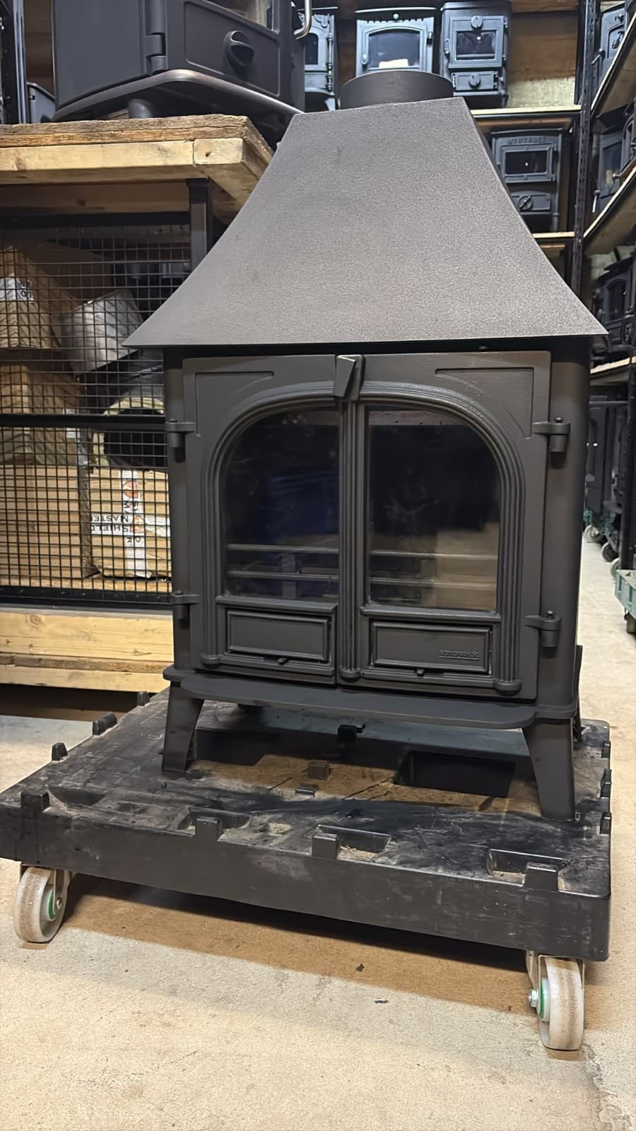 Stovax Stockton 8, 8kW, Multifuel, STOVE, (log,wood+burner), DEFRA, ๐๐ ๐ โ view 4