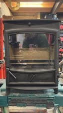 Fireline FX5W Wide Screen 5kW Multi-Fuel Stove (log,wood+burner), , 🚚🚚🚚