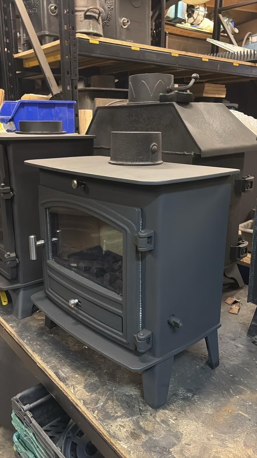 Hunter Herald 6 SLIMLINE Stove 5kw, MULTIFUEL, (log,wood+burner), 🚚🚚🚚 — view 4