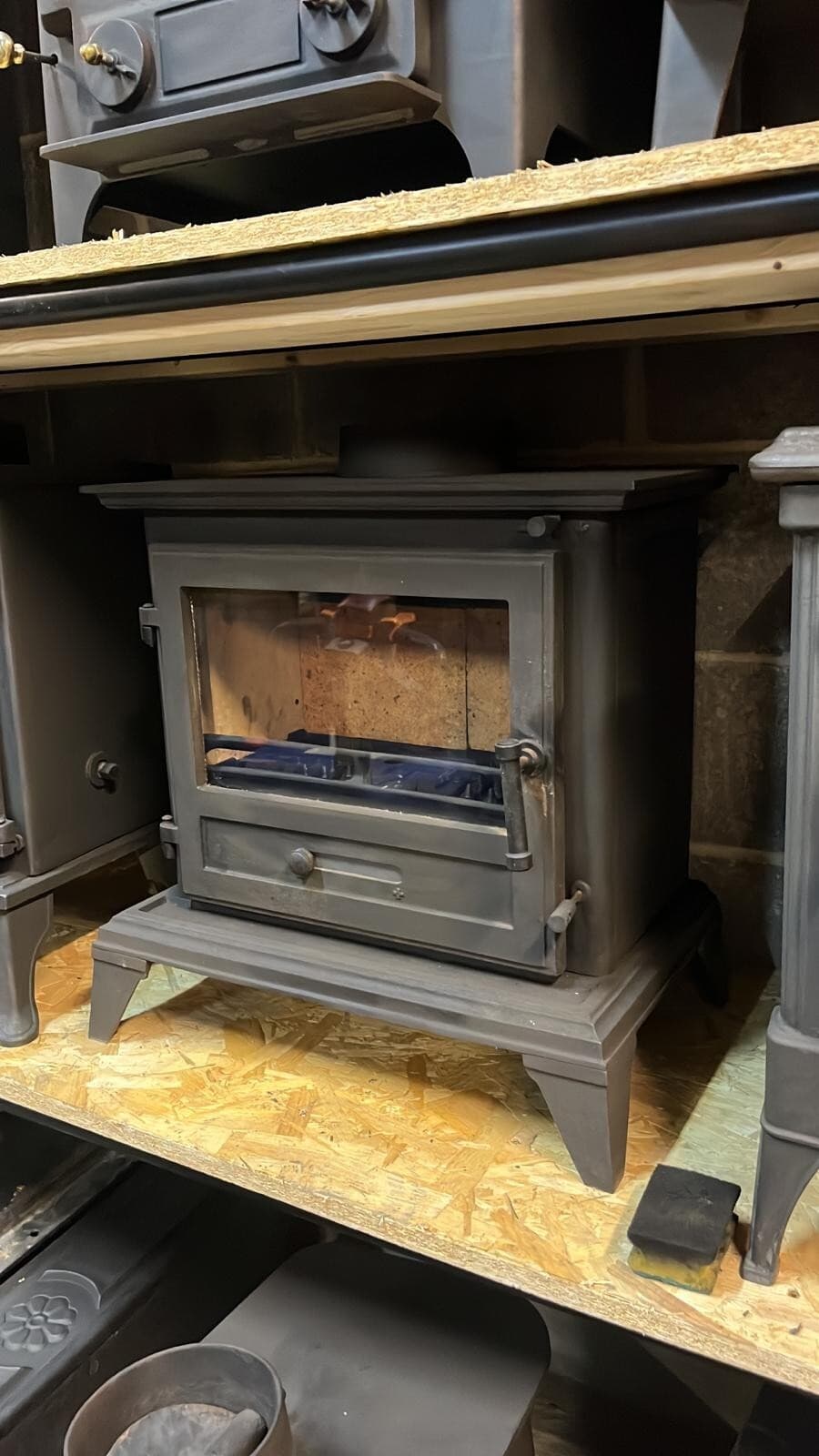 FireFoX 8 STOVE 8KW MULTIFUEL, (log,wood+burner), DEFRA, ๐๐๐ โ view 4