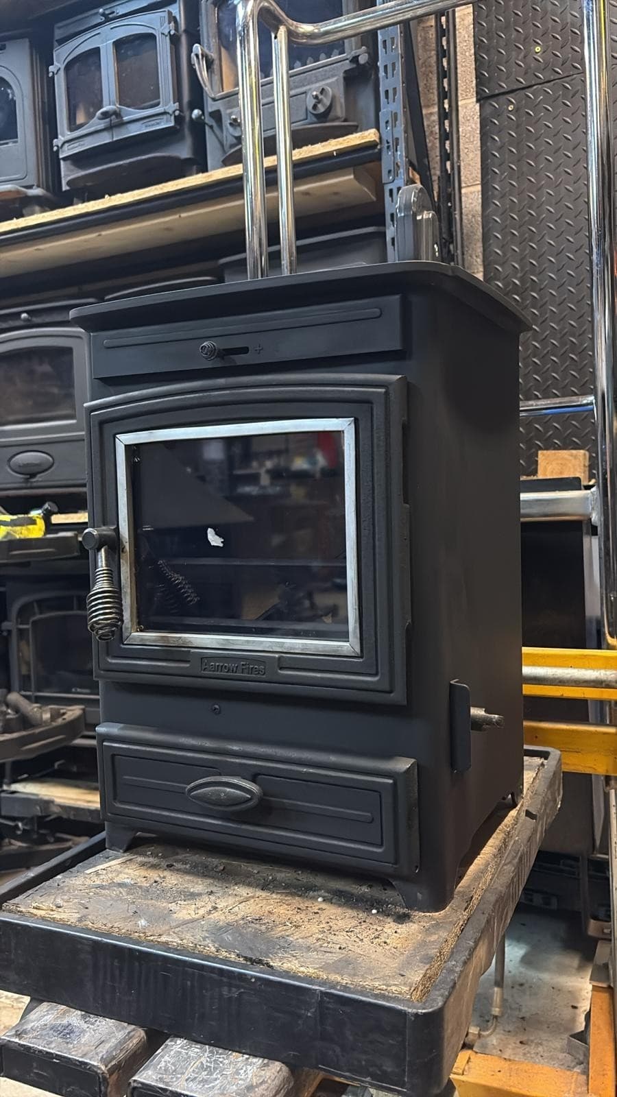 Aarrow Becton 5, multifuel Stove coal log burner delivery available! — view 3