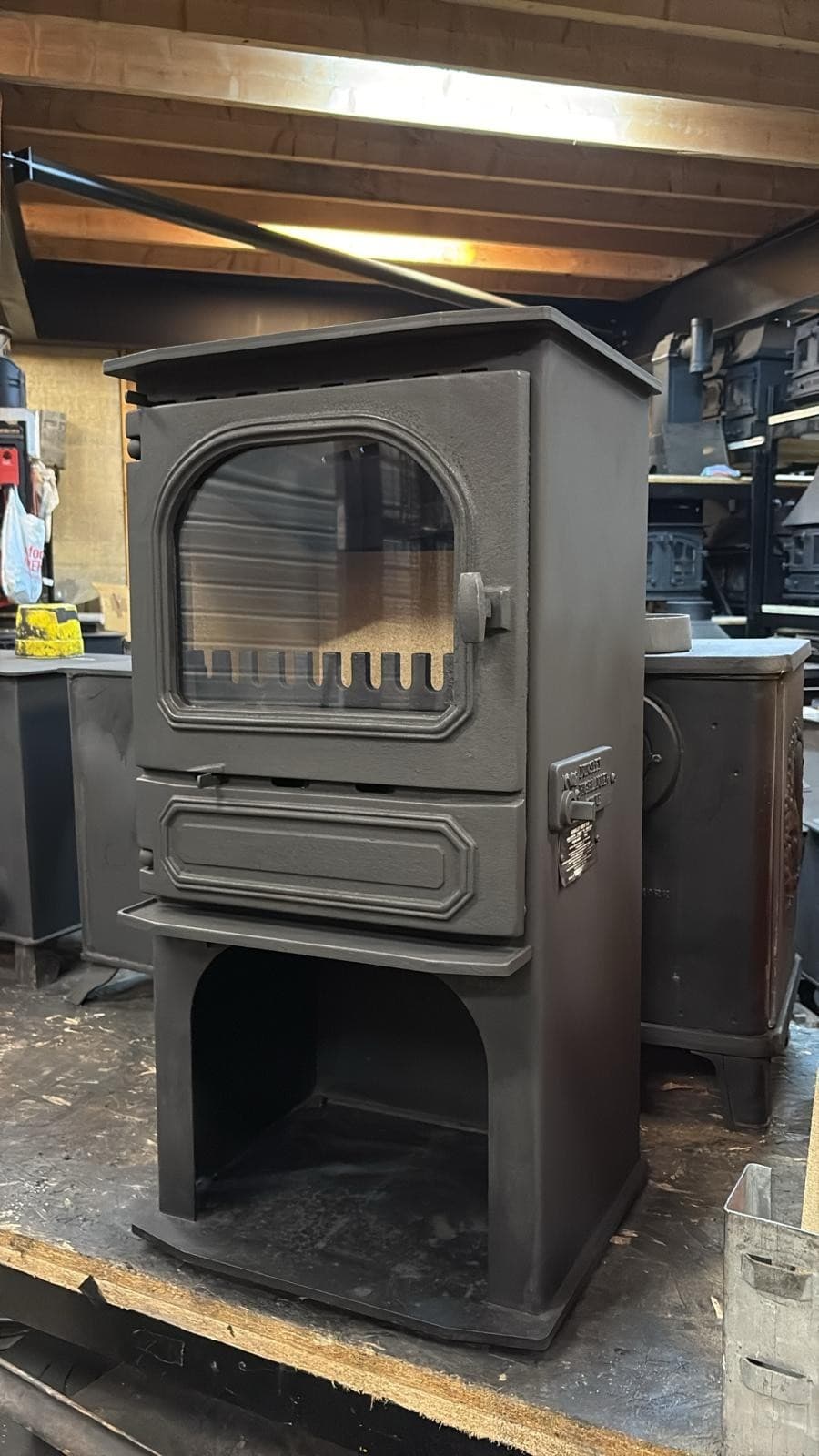 Dunsley Highlander 5 Stove on stand 5kw, , MULTIFUEL, (log,wood+burner) 🚚 — view 3