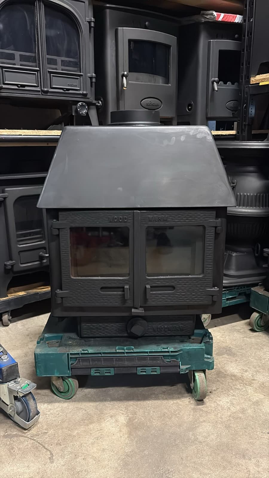 Woodwarm Fireblaze Stove, 8Kw MULTI FUEL BOILER, (log,wood+burner) BOILER 🚚🚚 — view 2
