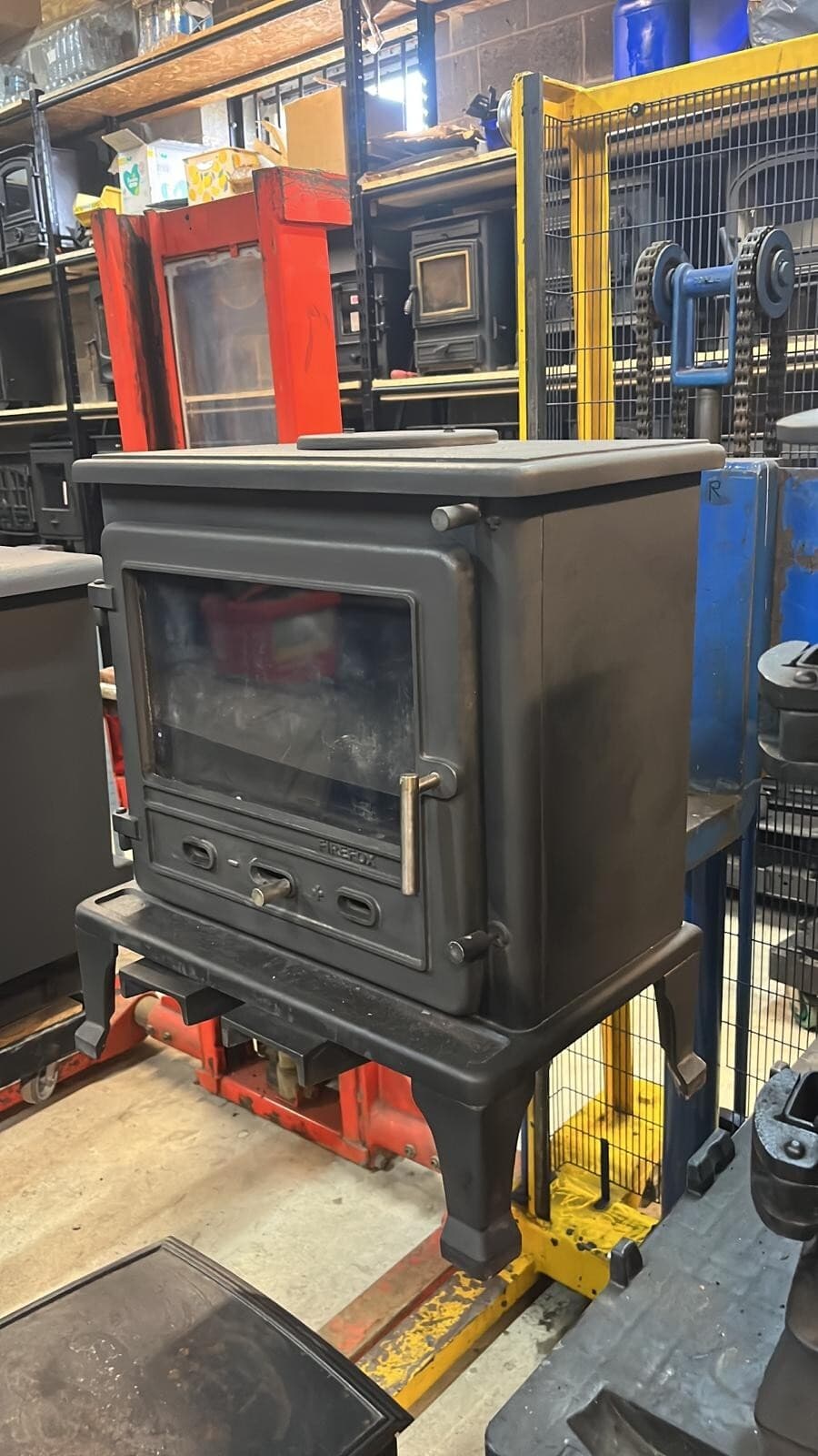 fIREFOX 8 Stove 8kw, MULTIFUEL, (log,wood+burner), DEFRA, ๐๐๐ โ view 5