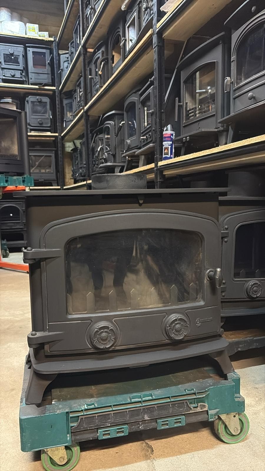 Yeoman EXE Stove 7 Kw, FLAT TOP STOVE, WOOD STOVE , (log,wood+burner), 🚚🚚 🚚 — view 3