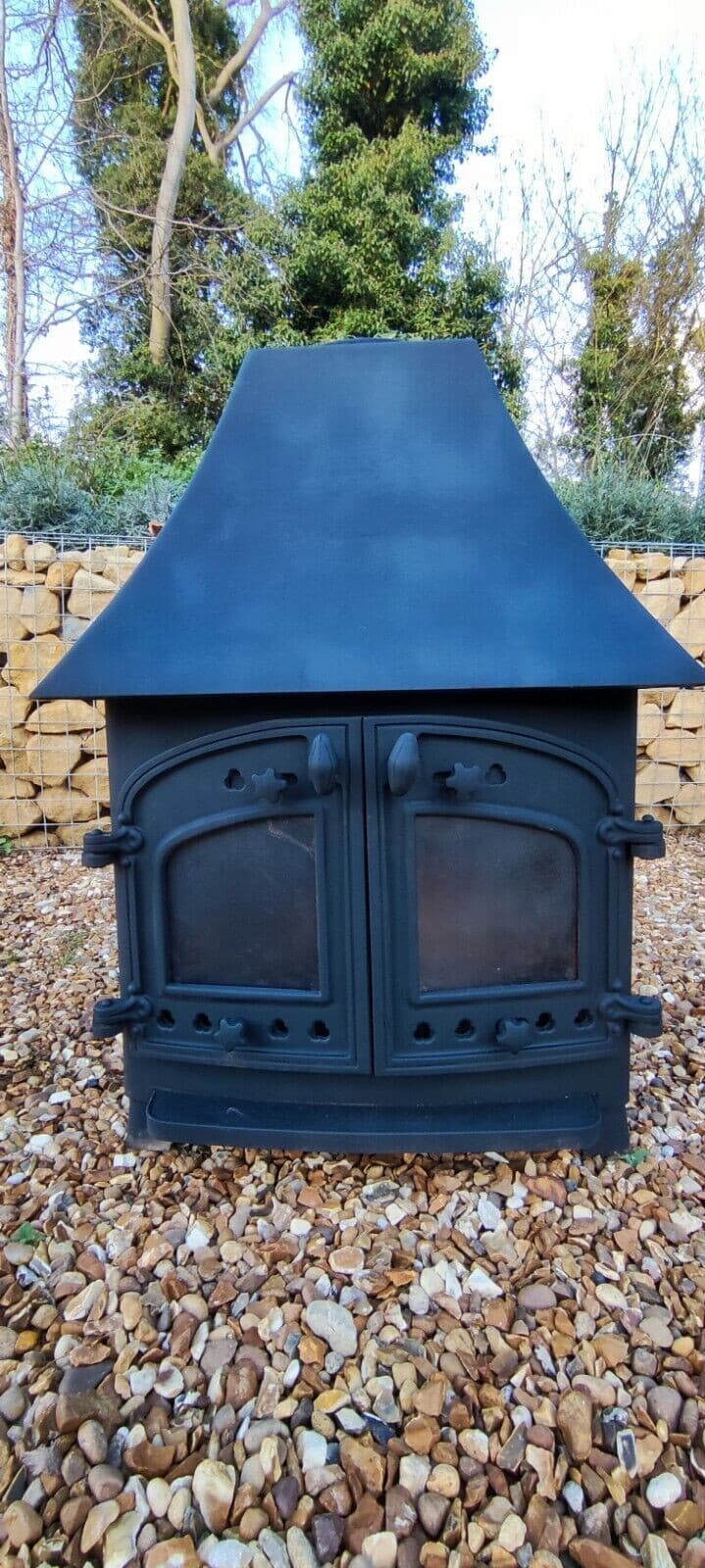 Villager Flatmate 7kw, STOVE,WoodBurner, (log,wood+burner), DEFRA, eco stove — view 2