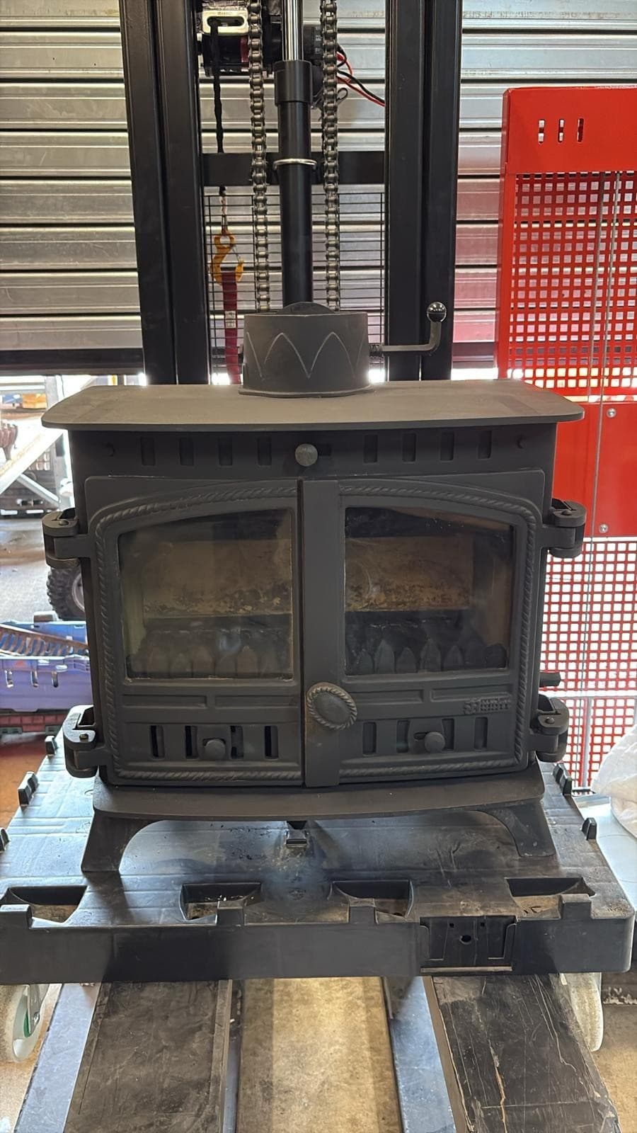Hunter Herald 8 Stove Mk2 8kw, MULTIFUEL, (log,wood+burner), DEFRA, ๐๐ โ view 5