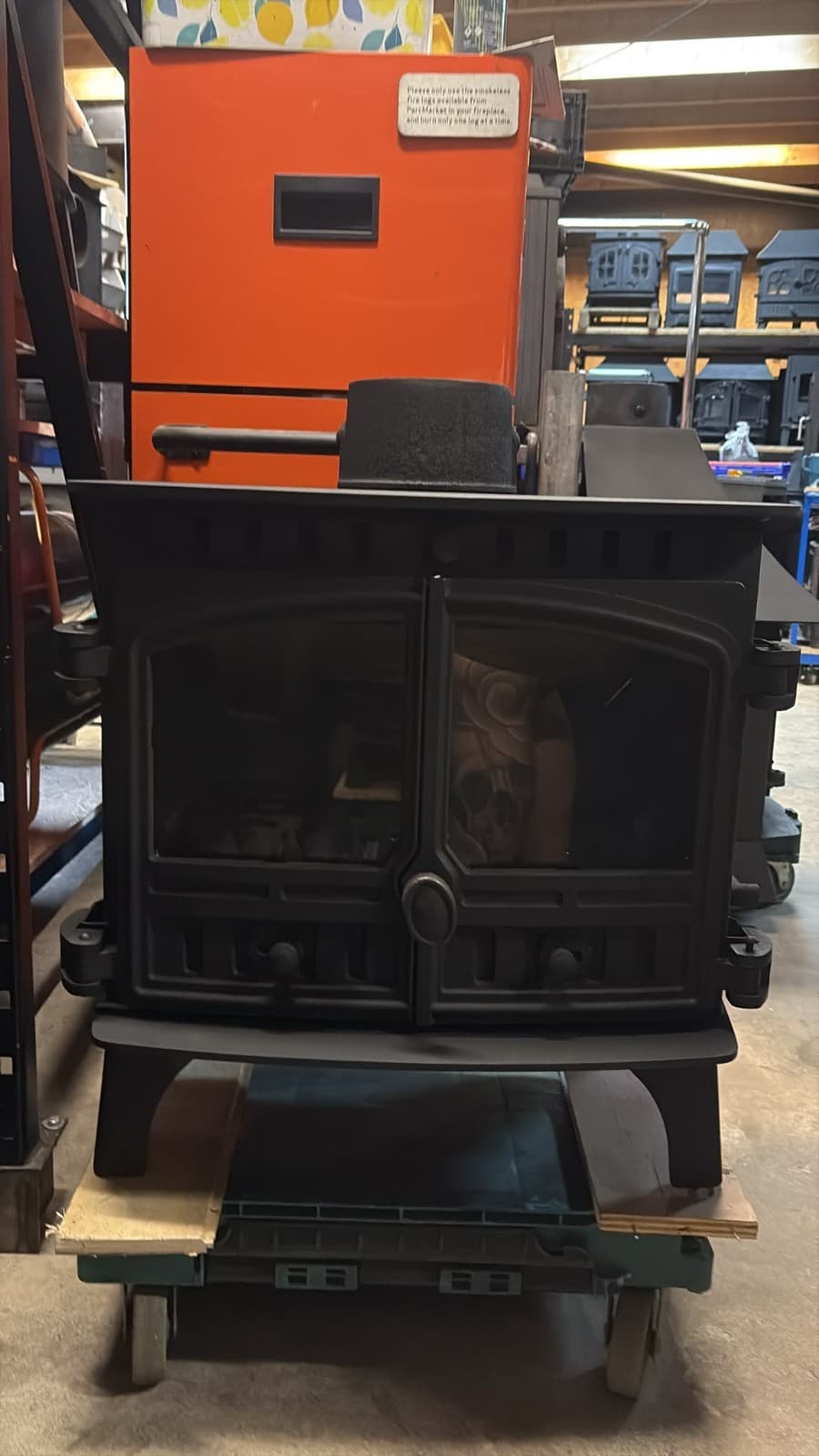 Hunter Herald 8 Stove 8kw, BOILER, MULTIFUEL, COAL (log,wood+burner), ๐๐ โ view 3